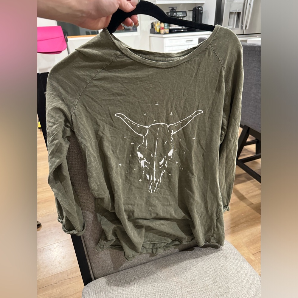 Long sleeve western top